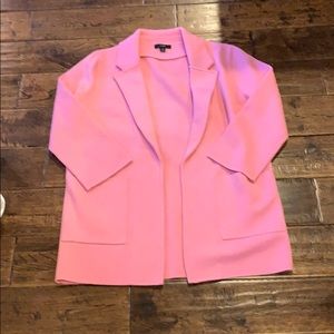 EUC Jcrew Sophie sweater blazer - pink